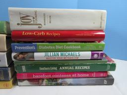 Lot Misc Cookbooks & Etiquette Church Southern Living Annual, Joy of Cooking etc.