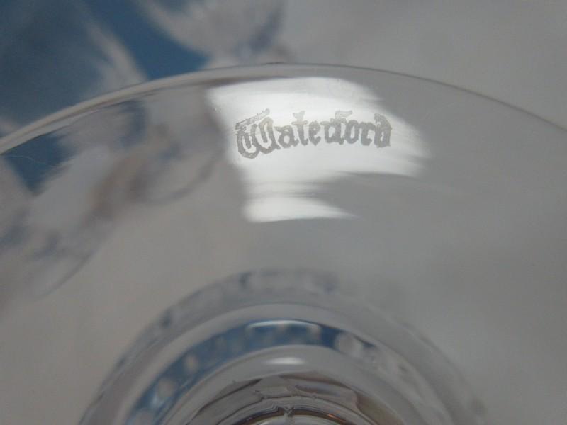 Set of 4 Waterford Crystal Colleen Pattern 5 1/4" Short Stem Water Goblets 3 1/8"W 8oz.