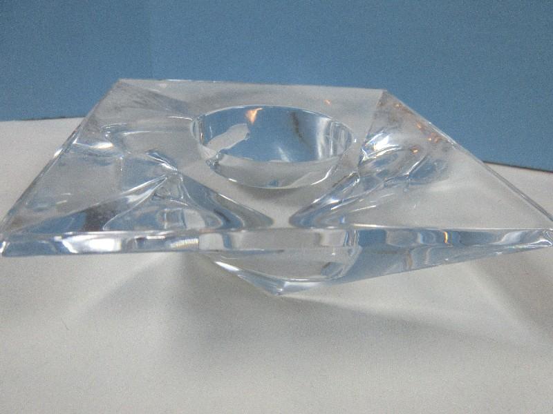 Lot Crystal Miller Rogaska Tea Light Candle Holder, Bleikristall Germany Hand Cut Crystal