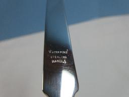 Waterford Sterling Silver Handle Letter Opener & Web Pewter Letter Opener Both Stainless Blade