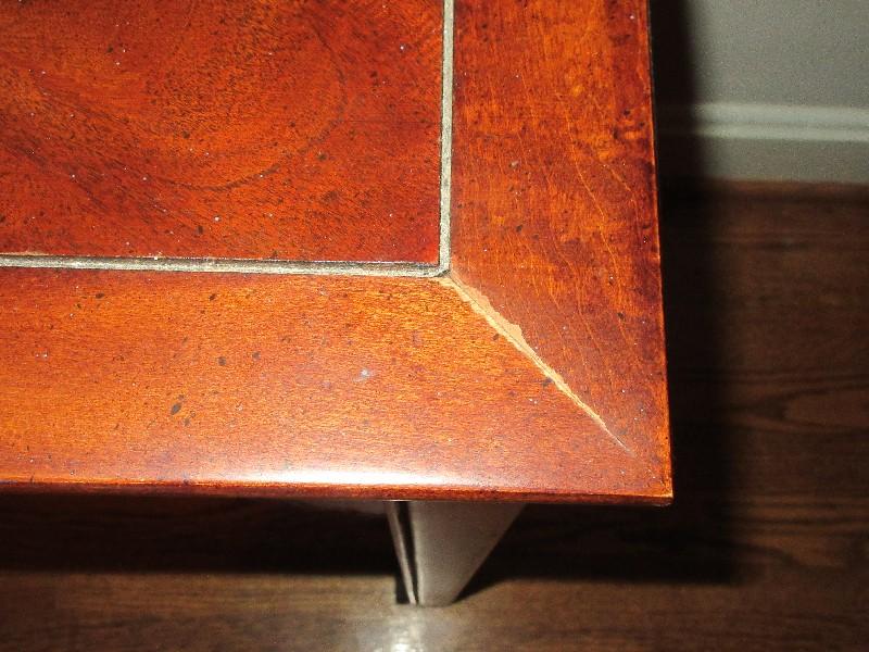 Console Sofa Table Flame Grain Mahogany Chinese Ming Style w/Horse Hoof Feet