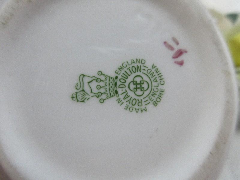 Lot Hand Crafted Bone Chine Porcelain Planter/Bowl Flower Arrangements Royal Doulton,Crown