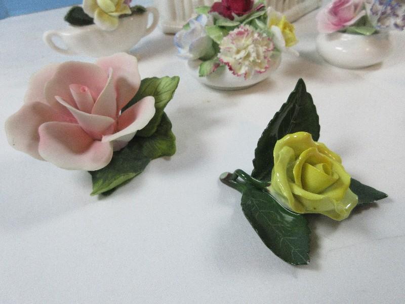 Lot Hand Crafted Bone Chine Porcelain Planter/Bowl Flower Arrangements Royal Doulton,Crown