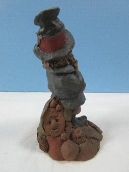 Collectors Tom Clark Gnomes 5 3/4" "Twinkle" Pecan Resin Figurine by Cairn Studios Retired '87