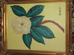 Collection 8 Original Artworks by Local Artist Signed Ruth Wilson Botanical Magnolia, Pansies,