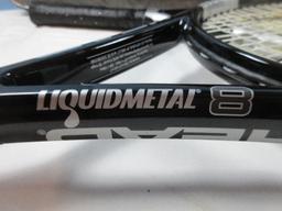 Lot 2 Head Tennis Racquets Airflow 7 Crossbow & Liquid Metal 8 Swing Style Rating 58 Pure