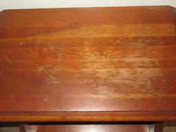 Sanford Furniture Co. Cherry Traditional Nightstand w/2 Base Drawers & Shelf-27"Hx18 1/2"x15"