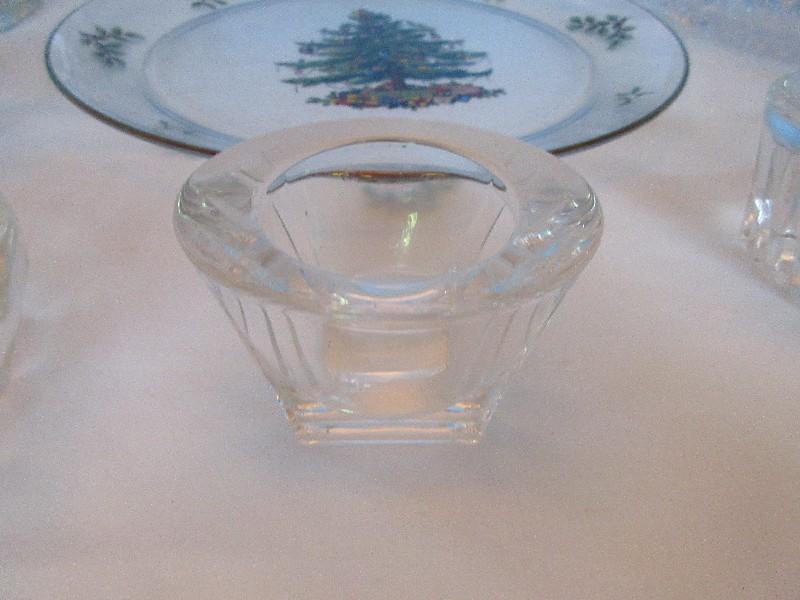 Lot Pressed Glass/Crystal Gorham Althea Pattern 7" Oval Bowl, Anchor Hocking Prescut Star/