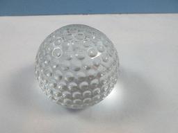 Waterford Crystal Paperweight Collection 2 1/2" Golf Ball