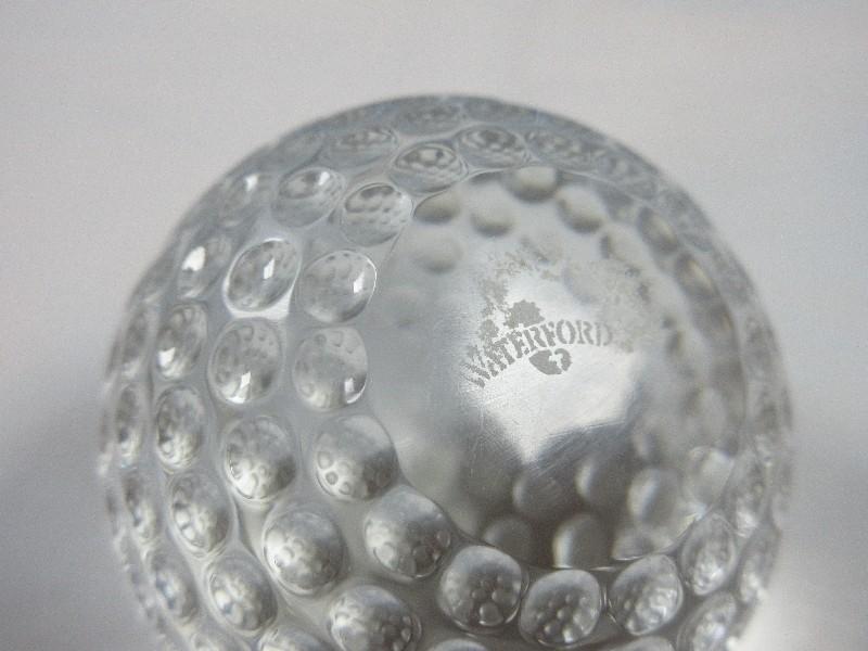 Waterford Crystal Paperweight Collection 2 1/2" Golf Ball