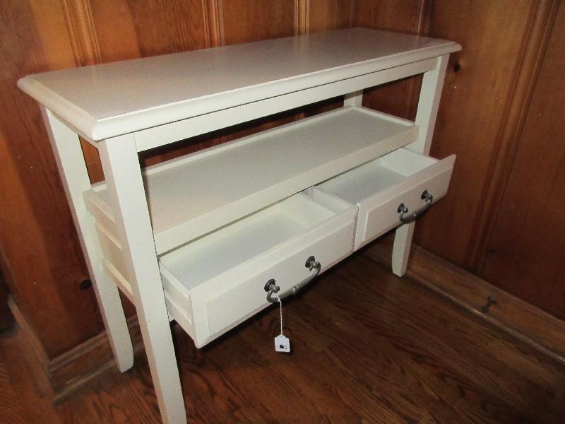 Classic Console Table w/Shelf & Lower Drawers- 29 1/4" x 35 1/2" x 13"