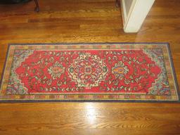 Safavieh Monaco Traditional Design Red/Turquoise Rug Runner 100% Polypropylene Pile