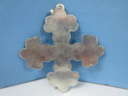 2011 Annual Reed & Barton Sterling Silver Christmas Cross Ornament 41st Edition-Wgt 16.17G+/-