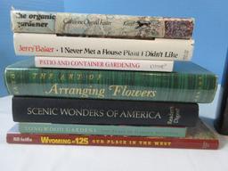 Lot Books Art of Arranging Flowers, Complete Guide to Japanese Ikebana, Guide to Patio &