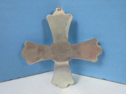 2009 Annual Reed & Barton Sterling Silver Christmas Cross Ornament-Wgt. 15.12G+/-, Ret. $150