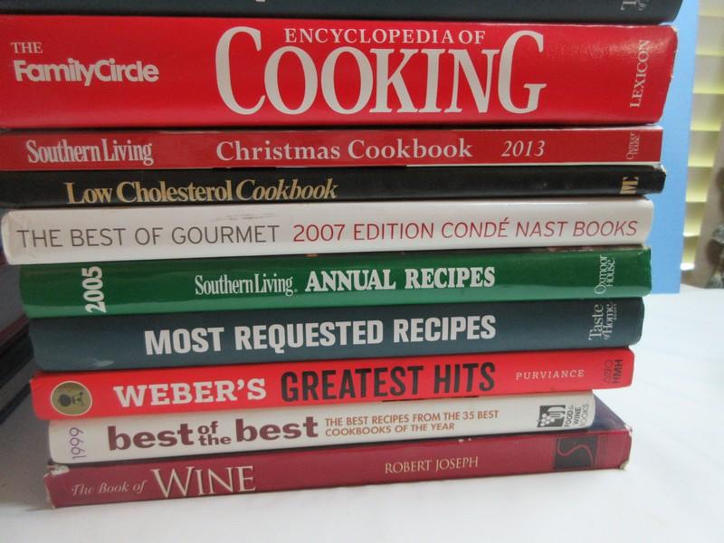 2 Books Misc Cookbooks Annual Southern Living, Chocolate, McCalls Cooking School, etc.