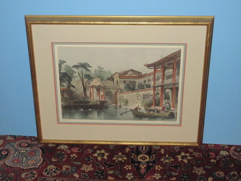 Gorgeous Reproduced & Enlarged From Original Engraving by Thomas Allom 1804-1873 China