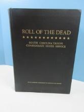 Rare Find Roll of The Dead SC Troops Confederate States Service Department of Archives &