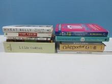 Lot Cookbooks, Diet Cookbooks etc. The Cake Doctor, LA Lite, Weight Watchers etc..