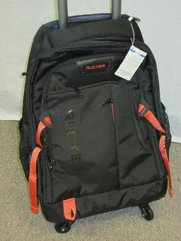 Rucyen Rolling Backpack, Travel Bag Telescope Handle The Wheels are Detachable