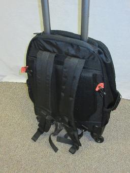 Rucyen Rolling Backpack, Travel Bag Telescope Handle The Wheels are Detachable