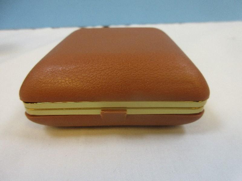 Seth Thomas No. 3895 Travatour 40 Hr. Alarm Clock Tan Case White Dail Luminous NIB