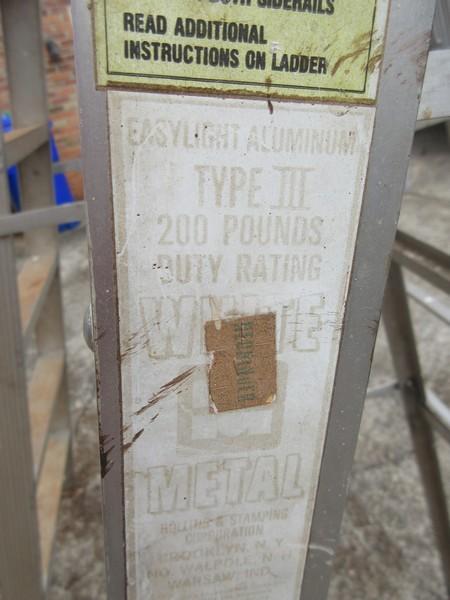2 Aluminum A Frame Ladders 5'/8'