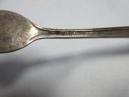 Lot Manchester Sterling Silver Doric Pattern #1932 Lemon 3 Tine Fork 5 1/4" Wgt. 11.18 G +/-
