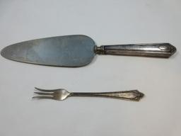 Lot Manchester Sterling Silver Doric Pattern #1932 Lemon 3 Tine Fork 5 1/4" Wgt. 11.18 G +/-