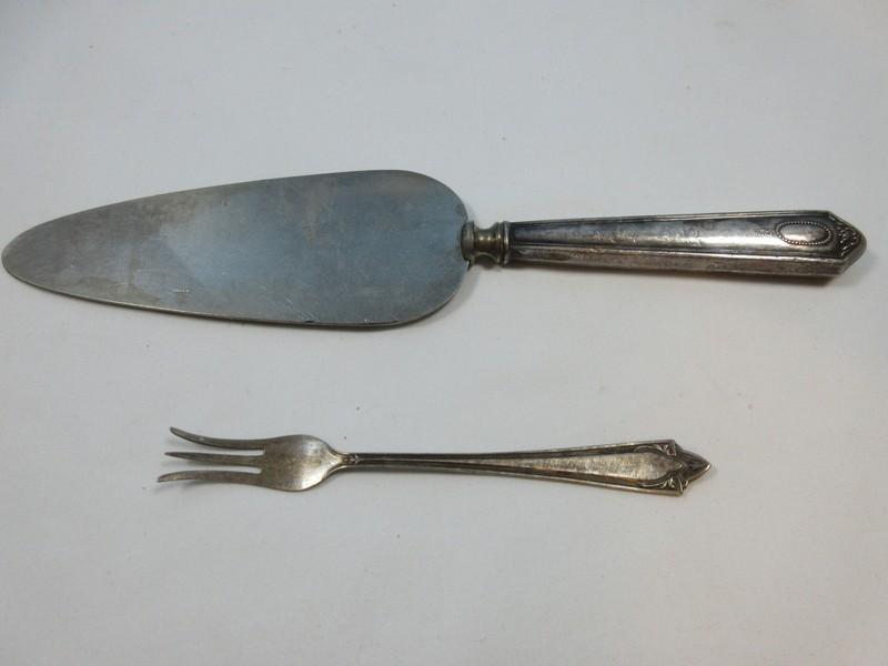 Lot Manchester Sterling Silver Doric Pattern #1932 Lemon 3 Tine Fork 5 1/4" Wgt. 11.18 G +/-