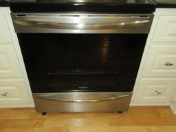Frigidaire Gallery Stainless Free Standing Self Cleaning Electric Convection Range, 5 Burner Glass