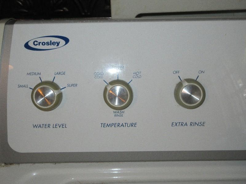 Corsley White Top Load Washing Machine Heavy Duty Super Capacity 2 Speed Combo 14 Cycles