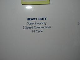 Corsley White Top Load Washing Machine Heavy Duty Super Capacity 2 Speed Combo 14 Cycles