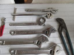 Lot Basin Wrench, Adjustable Crescent Wrenches, Multi Wrench Tool Vise Grip Etc.