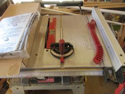 Craftsman 10" Table Saw on Wheel Base 15 AMP