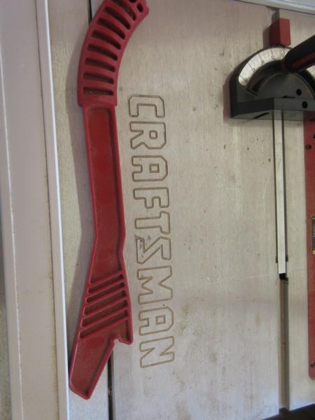 Craftsman 10" Table Saw on Wheel Base 15 AMP