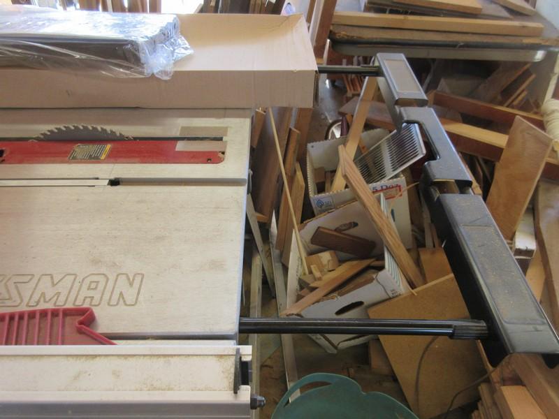 Craftsman 10" Table Saw on Wheel Base 15 AMP