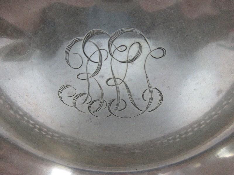 Sterling Silver 9" Bowl w/Pierced Rim by Alvin Mfg. Wgt. 194G+/-