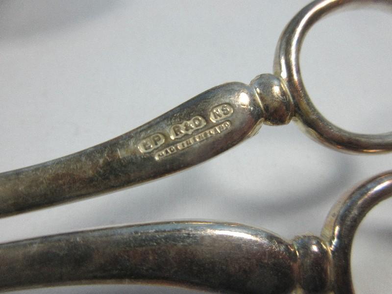 Lot Silverplate Serving Pieces Footed Bride's Basket Swing Handle, Reticulated 10 1/4"D Shallow