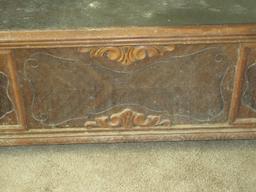 Depression Era Cedar Chest Trunk by West Branch Novelty Co. Milton, Penna Still Has Paper