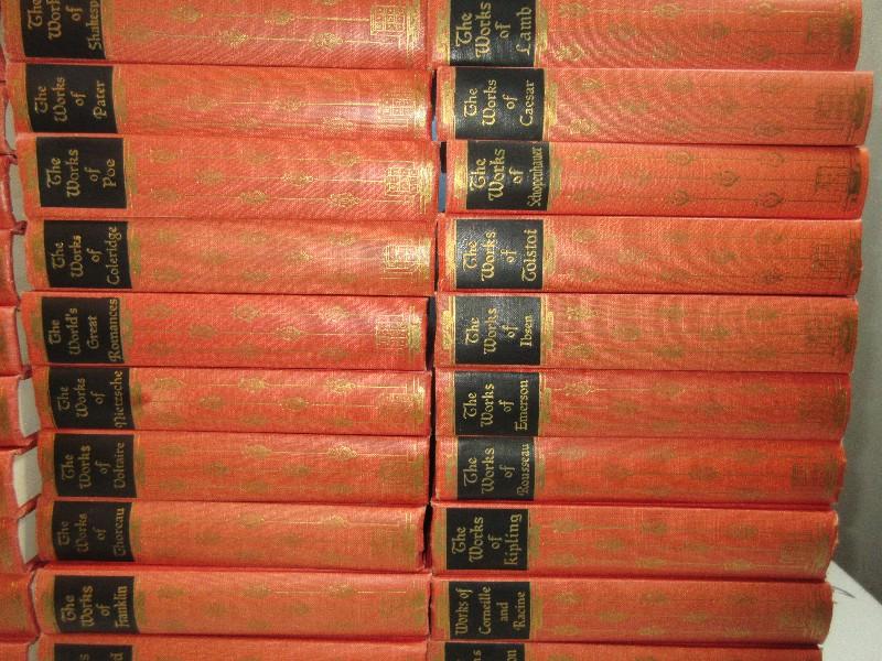 Collection 59 Blacks Readers Service Co Hardback Books Set The Works of? Series Circa 1904