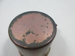 Scarce Find 2" Early Copper Cup w/Applied Curved Handle