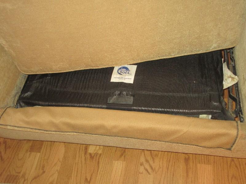 2pc Contemporary Oversized Lounge Arm Chair Sleeper Pull-Out w/Matching Storage Ottoman