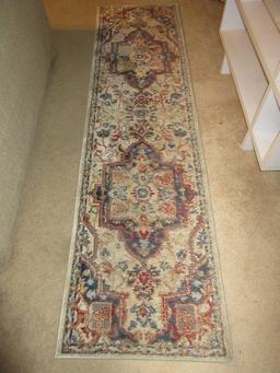 Henley Exceptionally Soft Rug Runner 100% Polyester Fiber Pile Traditional Persian Design