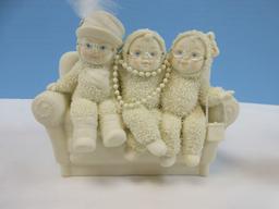 Department 56 Snowbabies 2 Hinged Boxes Surprise/Rock-A-Bye-Baby 2 1/2"/3"