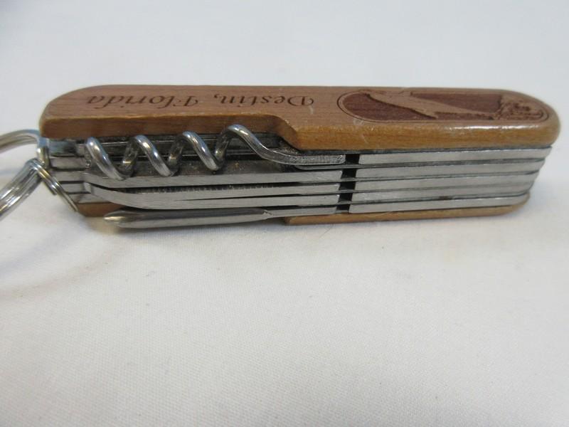 4 Key Ring Swiss Army Style & Other Multi Utility Knives