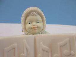 Department 56 Snowbabies 4" Trumpeter w/ Music Book Winter Celebration Retail: $30