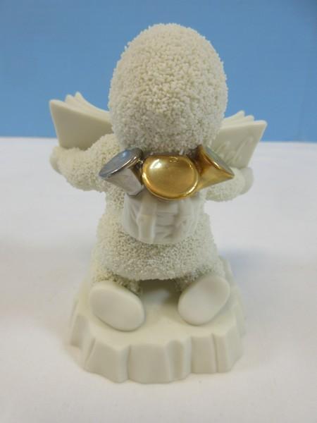 Department 56 Snowbabies 4" Trumpeter w/ Music Book Winter Celebration Retail: $30