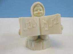 Department 56 Snowbabies 4" Trumpeter w/ Music Book Winter Celebration Retail: $30