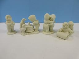 Department 56 Snowbabies Just One Little Candle 4 1/4", I Need a Hug 4 1/4", Make Wish 4"